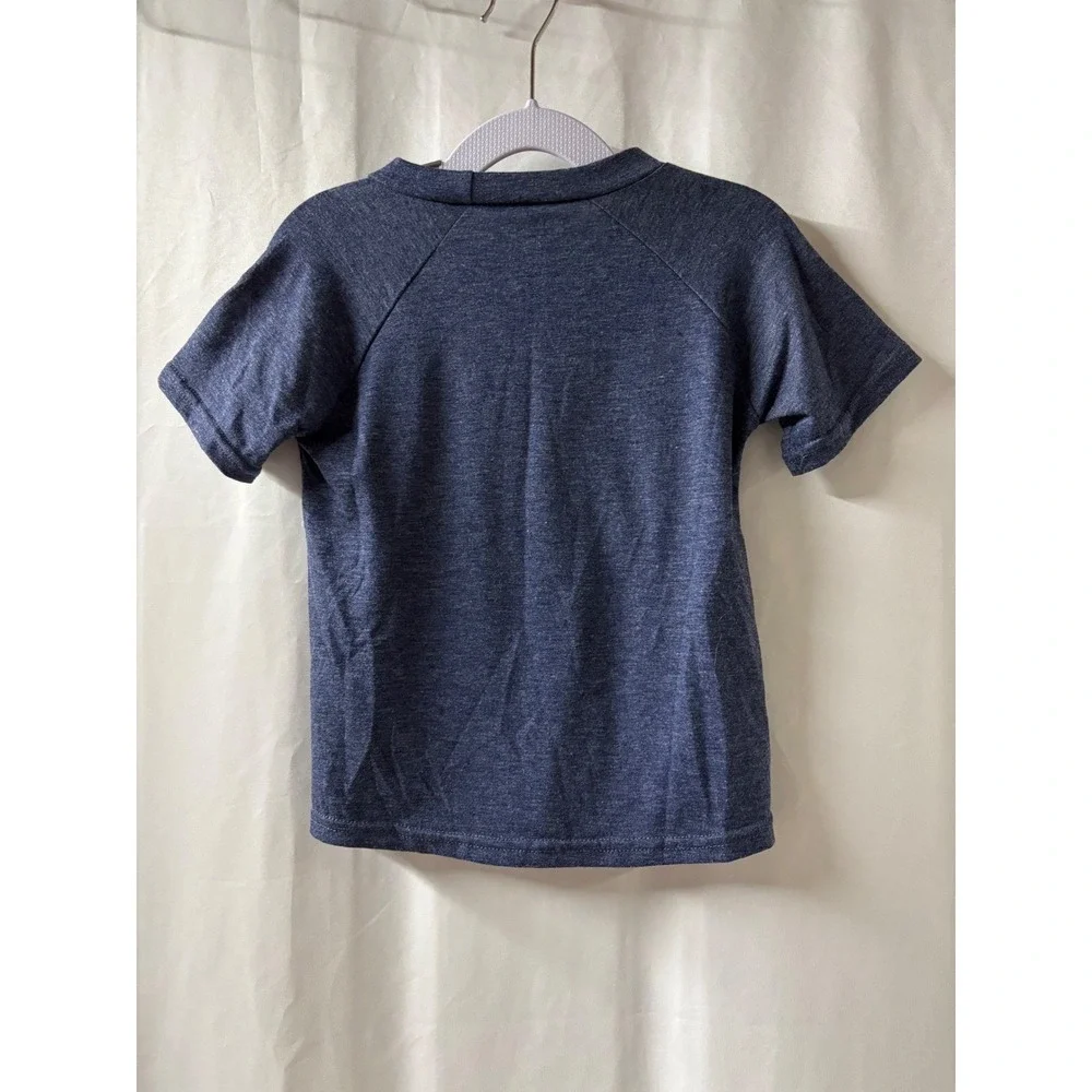 Kids Christmas Tree Merry Christmas  T Shirt Short Sleeve Navy  Size‎ 24 months
